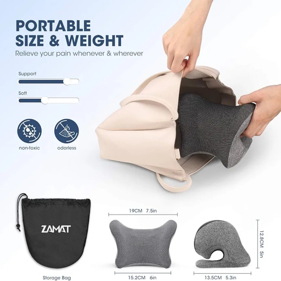 ZAMAT Neck and Shoulder Relaxer w/Magnetic Therapy Pillowcase (5 available) - Picture 5 of 6